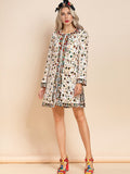 Beaded Jacquard Coat