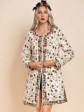 Beaded Jacquard Coat