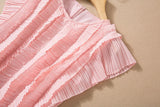 KRIS Mini Dress with Pleated Accents in colors