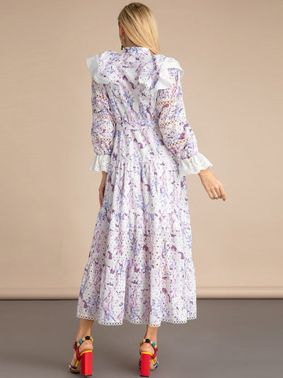 POSTCARD Inspired Floral Maxi Dress in Colors