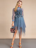 RHYTHM Mesh Mini Dress