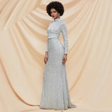 MARI Classy Sequin Maxi Dress