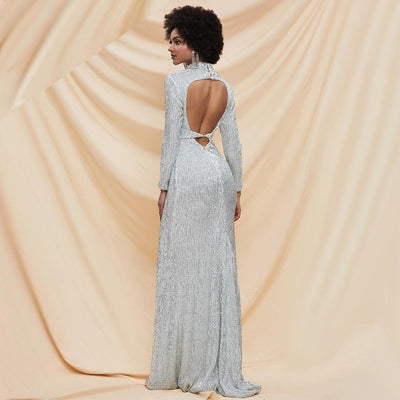 MARI Classy Sequin Maxi Dress