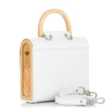 AURORA WHITE SAFFIANO - Blackwoodbags