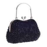 Beads and sequins evening clutch