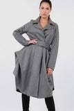 Belted Faux Suede Coat in colors
