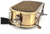 CABARET studded tasseled evening purse