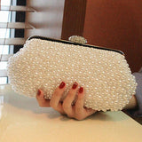 CHAMPAGNE beaded vintage styled purse