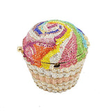 CUPCAKE crystal embellished clutch