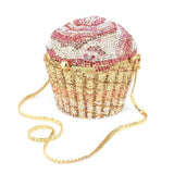 CUPCAKE crystal embellished clutch