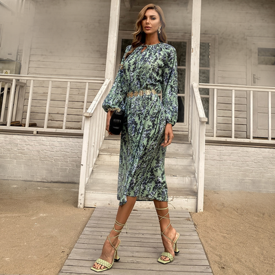 ISHKA Floral Print Midi Dress