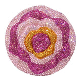 FLOWER rhinestones embellished clutch