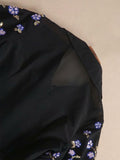 GINSENG embroidered midi dress