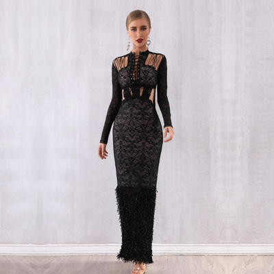 FELICIA Embellished Evening Gown