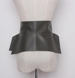 High-waist bow belt in colors