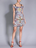 LUCIA beaded mini dress