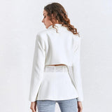 MARCELLE Lapel Cutout Tunic