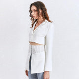 MARCELLE Lapel Cutout Tunic