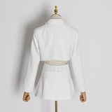 MARCELLE Lapel Cutout Tunic