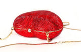 OH MY HEART embellished clutch