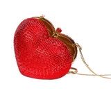 OH MY HEART embellished clutch