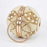 PEARL BALL beaded mini purse