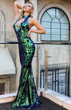 POISON IVY sequinned gown