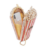 POPCORN embellished purse