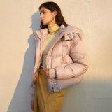 2-in-1 Quilted Coat with detachable hem in colors