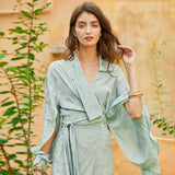 ALESSA Luxe Kimono Wrap Maxi Dress