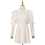 ALISHIA mini A-line shirt dress