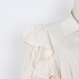 ALISHIA mini A-line shirt dress