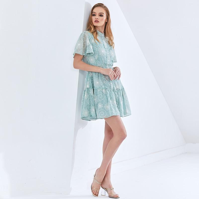 ALLY Floral Print Mini Dress in colors