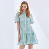 ALLY Floral Print Mini Dress in colors