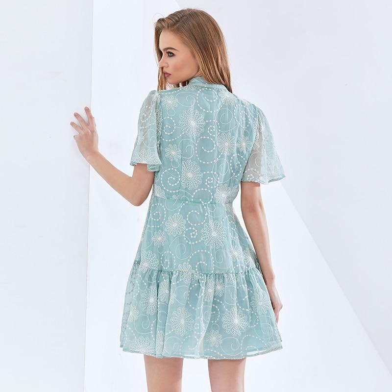 ALLY Floral Print Mini Dress in colors