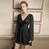 ALONDRA Elegant Mini Dress in colors