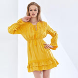 AMELIE Boho Mini Dress in colors