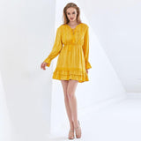 AMELIE Boho Mini Dress in colors