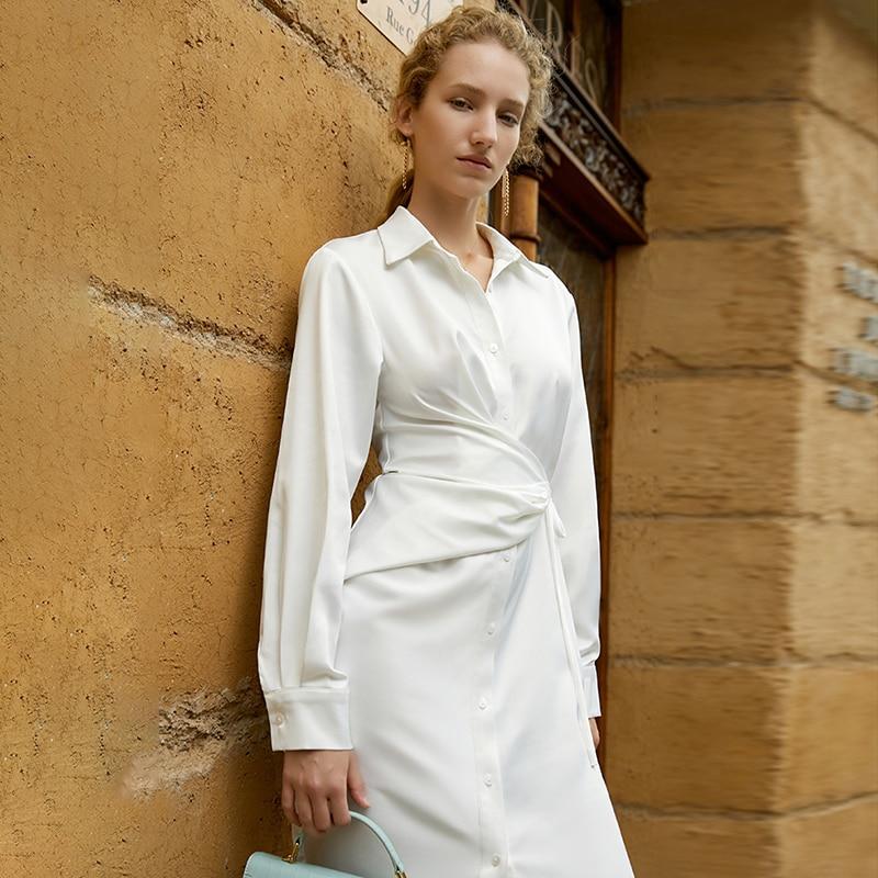 AMIRA Elegant Midi Dress in colors