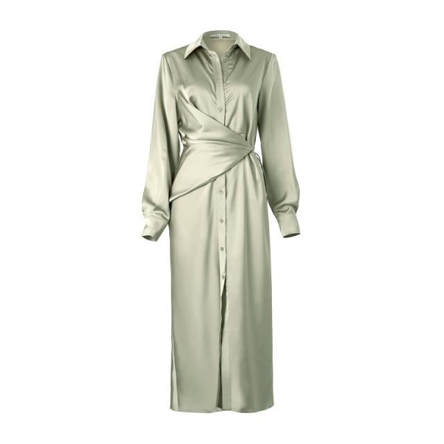 AMIRA Elegant Midi Dress in colors