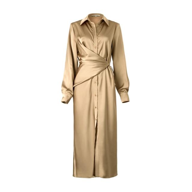 AMIRA Elegant Midi Dress in colors