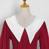 ANA bow tie retro mini dress