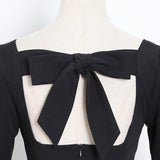 ANNIE Bow Back Mini Dress