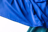 Primetime Looks-Aquamarine top and pants satin suit