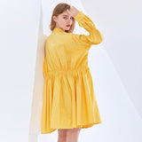 ARIDA Ruched Waist Mini Dress in colors