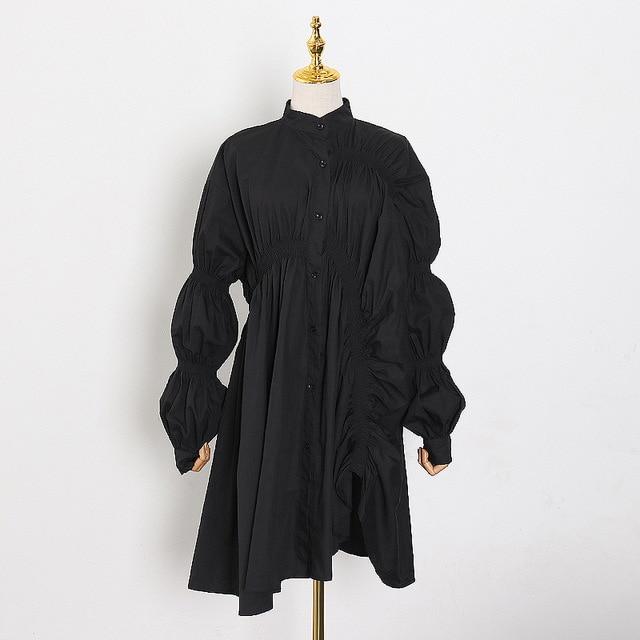 ARIDA Ruched Waist Mini Dress in colors