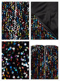 ARITZA Feather Trim Sequins Gown