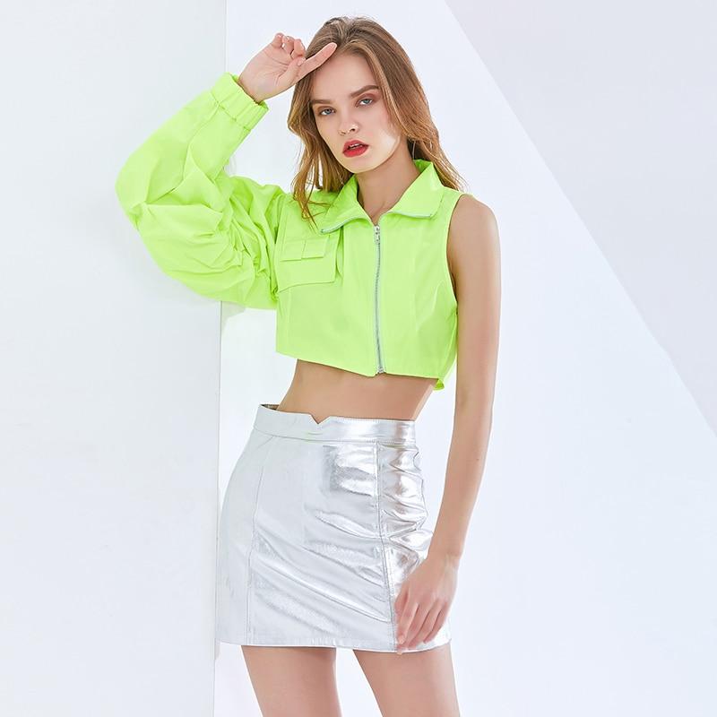 Asymmetrical One-Sleeved Jacket in colors