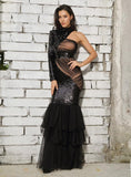 AVA Sequins Evening maxi Dress-Dresses-Primetime-Looks