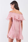 AYEN Pleated Mini Dress